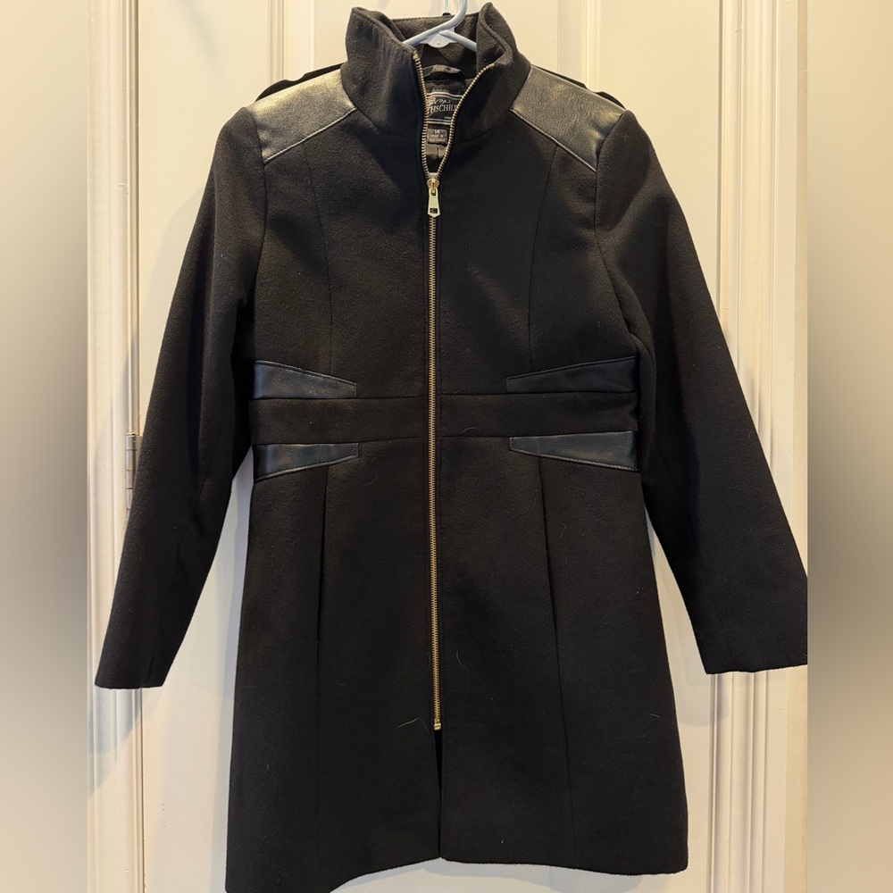 Rothschild girls dress coat. Black. Size 14. Gently worn. $25
